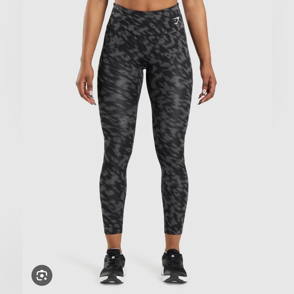 Gymshark Training Leggings - Black Print